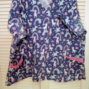 UA Scrubs 4xl Unicorn Scrub Top